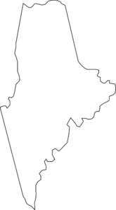 Maine Outline Clip Art